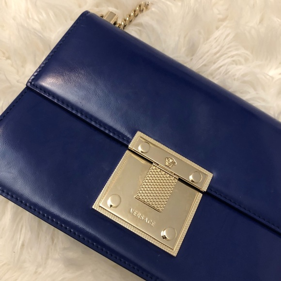Versace Handbag Blue - Picture 7 of 8